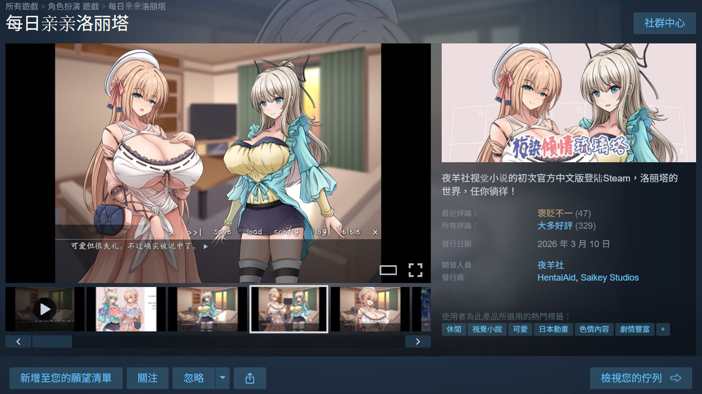 Kiss Me Everyday original steam store